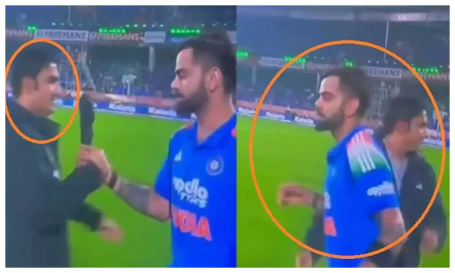 Gautam gambhir virat kohli viral video Gautam gambhir virat kohli viral video