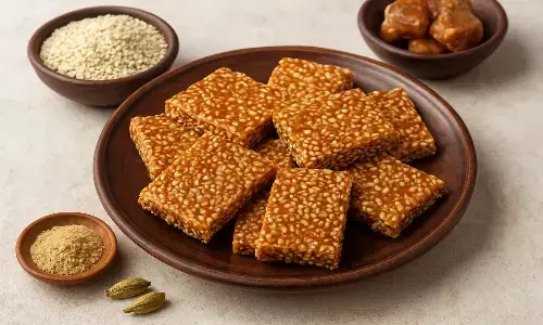 how to make til chakki at home