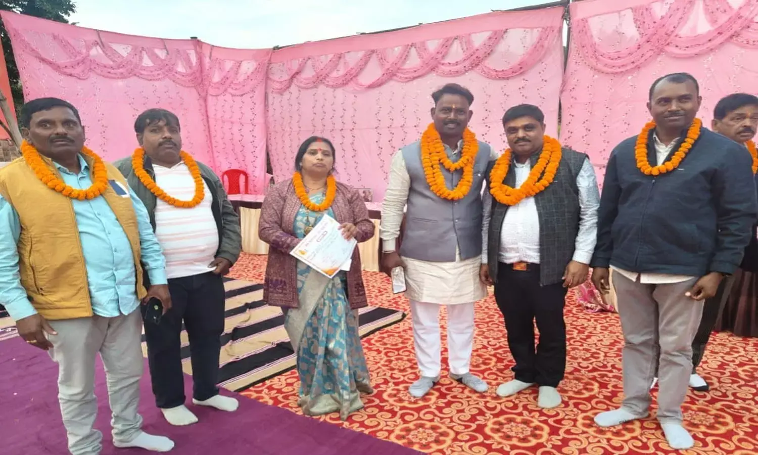 जशपुर जिला साहू समाज के नवनिर्वाचित पदाधिकारी