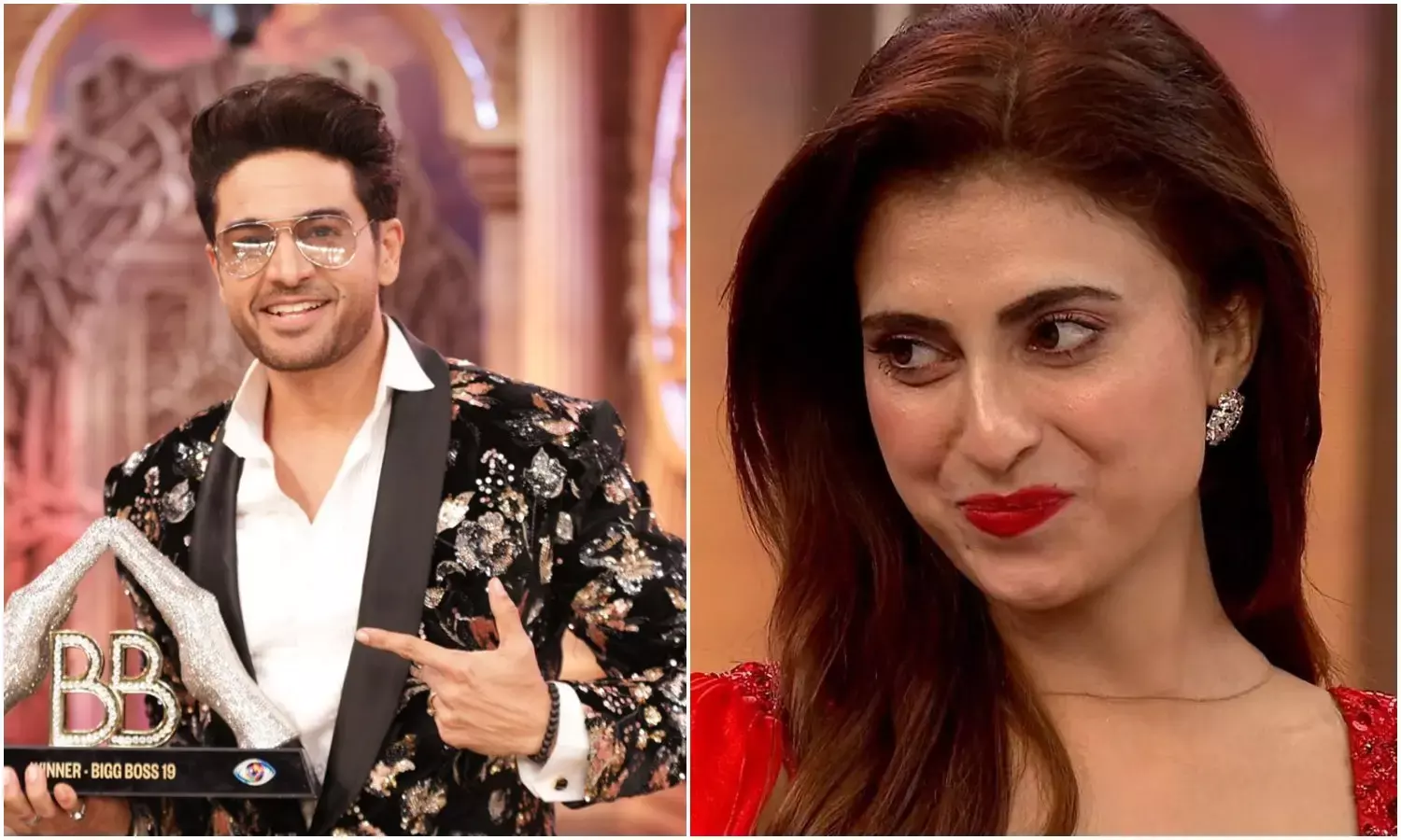टीवी अभिनेता गौरव खन्ना बिग बॉस 19 के विजेता बने, वहीं फरहाना भट्ट पहली रनर-अप रहीं।