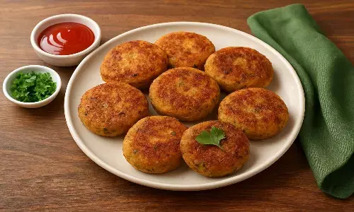 how to make poha suji cutlet recipe