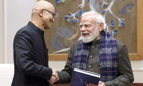 Satya Nadella Meets PM Modi