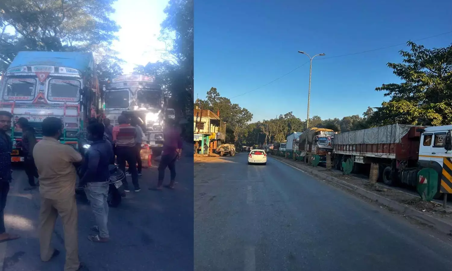 चिल्फी के जंगल में फंसी सैकड़ों गाड़ियां : घाटी पर एक वाहन खराब और फिर कई किमी लंबा जाम चिल्फी के जंगल में फंसी सैकड़ों गाड़ियां : घाटी पर एक वाहन खराब और फिर कई किमी लंबा जाम