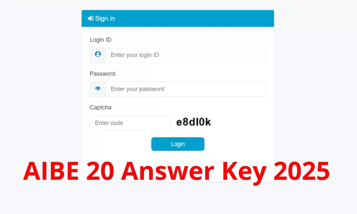 AIBE 20 Answer Key 2025 result AIBE 20 Answer Key 2025 result