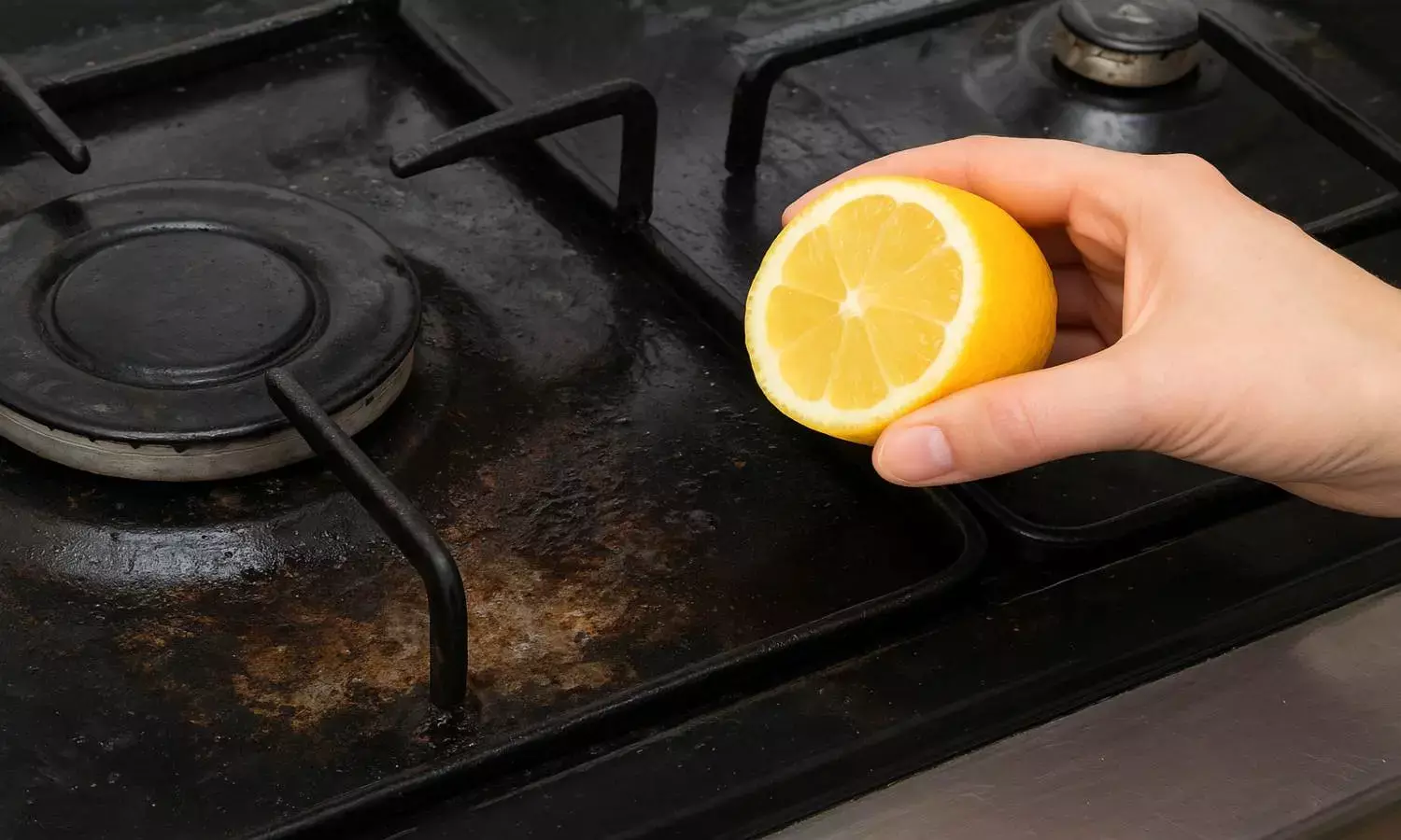 how to clean gas stove
