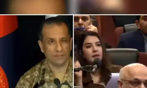 Pakistan Army DG ISPR Ahmed Sharif Chaudhry wink video