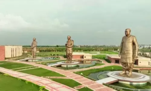 65 एकड़ में निर्मित राष्ट्र प्रेरणा स्थल तैयार, 25 दिसंबर को PM मोदी करेंगे लोकार्पण 65 एकड़ में निर्मित राष्ट्र प्रेरणा स्थल तैयार, 25 दिसंबर को PM मोदी करेंगे लोकार्पण