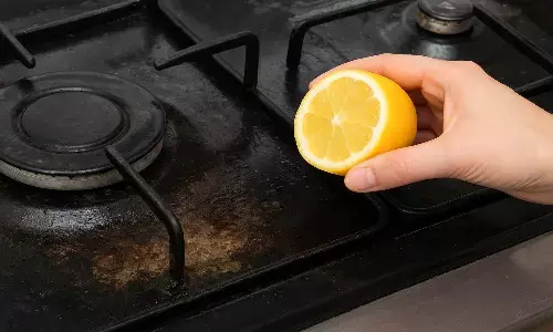 how to clean gas stove