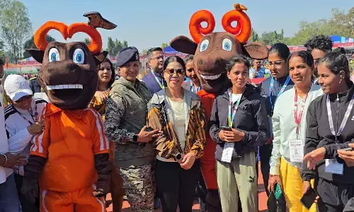 बस्तर ओलंपिक के शुभारंभ में पहुंची अंतर्राष्ट्रीय मुक्केबाज मैरी कॉम