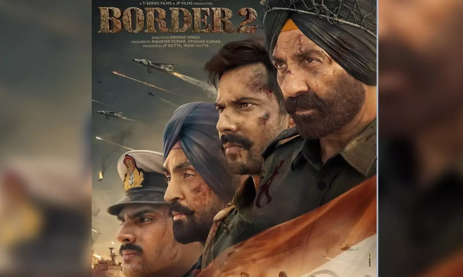 बॉर्डर 2 का नया पोस्टर जारी बॉर्डर 2 का नया पोस्टर जारी