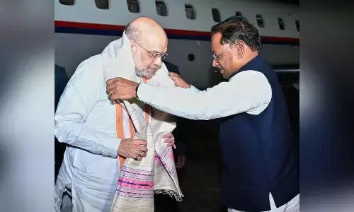 देर रात रायपुर पहुंचे अमित शाह : एयरपोर्ट पर सीएम साय और  मंत्रियों ने किया स्वागत, आज जाएंगे बस्तर