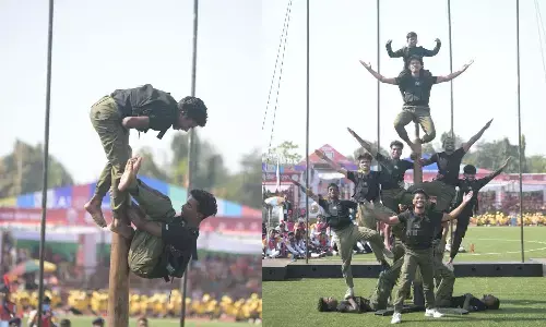 बस्तर ओलंपिक के मंच पर नारायणपुर का शौर्य : मल्लखंभ का प्रदर्शन देख शाह हुए मंत्रमुग्ध, जमकर की तारीफ