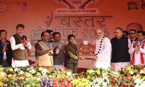 बस्तर ओलंपिक समारोह : शाह बोले- कामनवेल्थ गेम्स में खेलेंगे यहां के खिलाड़ी, अगले 5 साल में बस्तर देश में सबसे विकसित आदिवासी संभाग बनेगा