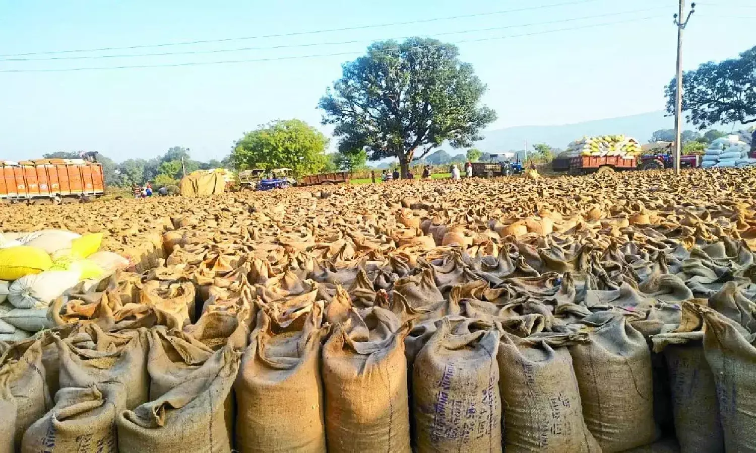 धान खरीदी केंद्रों में अव्यवस्थता : उठाव ना होने की वजह से लगा जाम, किसानों ने जताई नाराजगी धान खरीदी केंद्रों में अव्यवस्थता : उठाव ना होने की वजह से लगा जाम, किसानों ने जताई नाराजगी