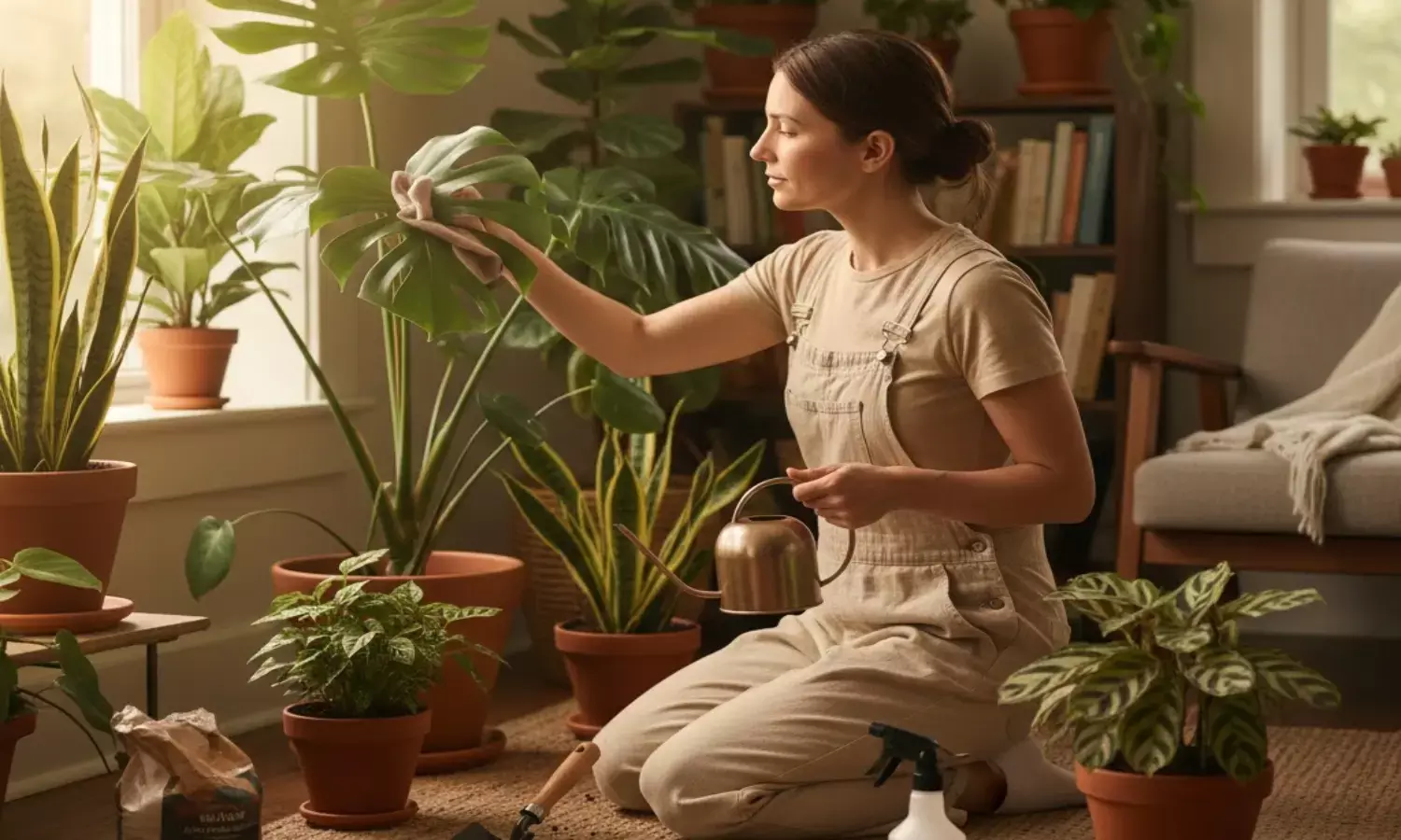 indoor plant care tips in winter