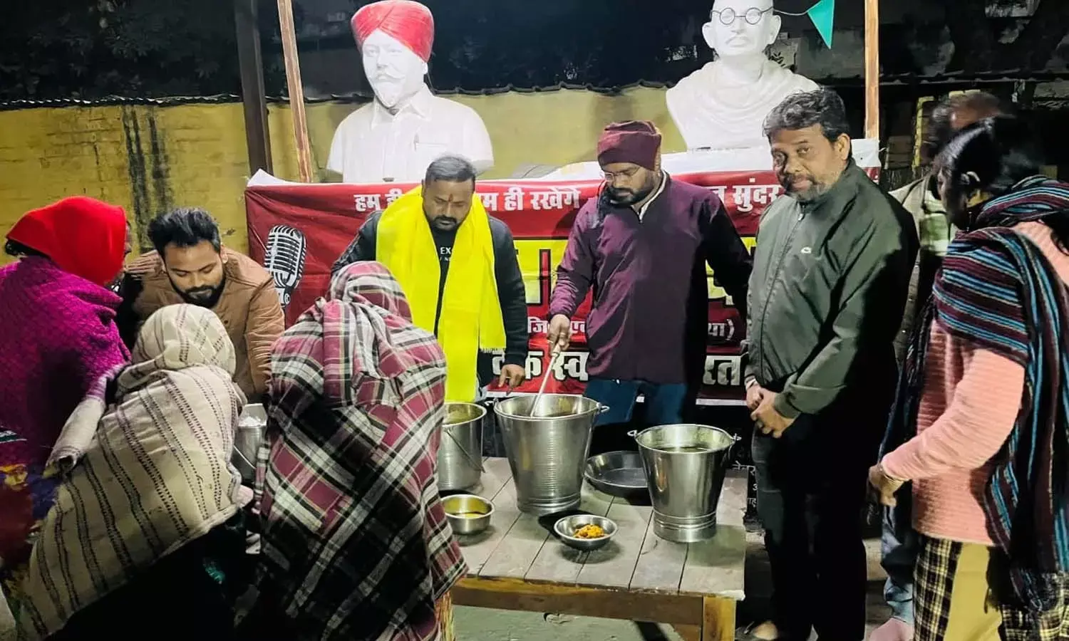 inspected Ganga Leprosy Colony inspected Ganga Leprosy Colony