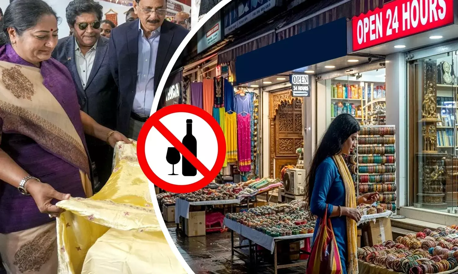 Shops in Delhi will remain open 24 hours a day except for liquor stores Shops in Delhi will remain open 24 hours a day except for liquor stores