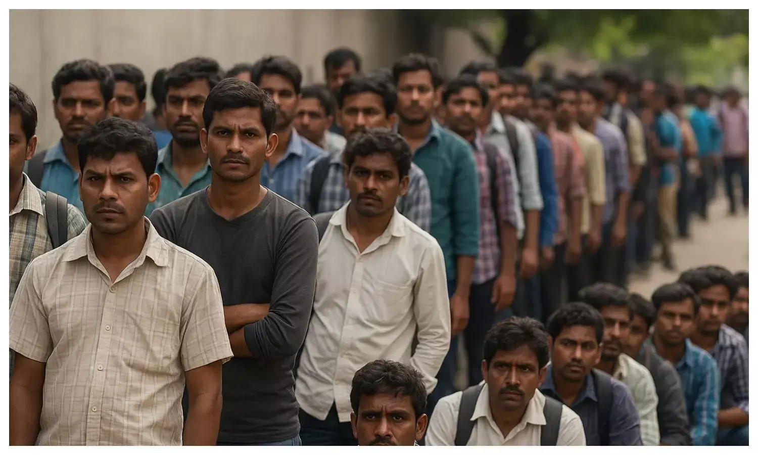 India’s unemployment rate fell to an eight-month low