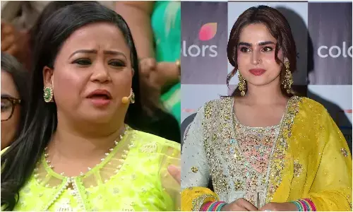 आयशा खान को लेकर की गई टिप्पणी को लेकर भारती सिंह सोशल मीडिया पर ट्रोल हुईं। आयशा खान को लेकर की गई टिप्पणी को लेकर भारती सिंह सोशल मीडिया पर ट्रोल हुईं।