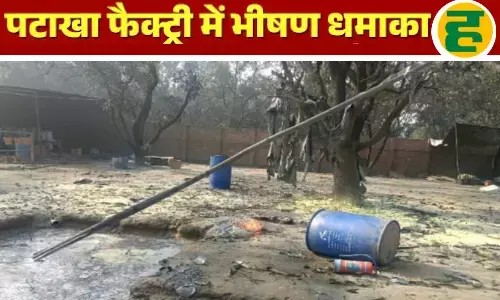 पटाखा फैक्ट्री में गंधक-पोटाश छानते समय भीषण विस्फोट, मजदूर की दर्दनाक मौत