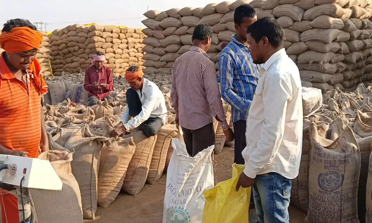 बलौदा बाजार में 2 लाख से अधिक मीट्रिक टन की खरीदी हुई