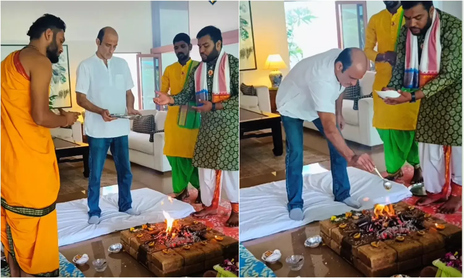 धुरंधर की सफलता के बीच अक्षय खन्ना ने अलीबाग स्थित घर में रखी वास्तु शांति पूजा, वीडियो हुआ वायरल