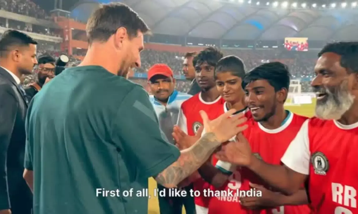 Lionel Messi India Tour Video