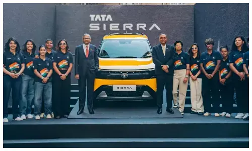 TATA Sierra SUV Gifted to Women cricketer