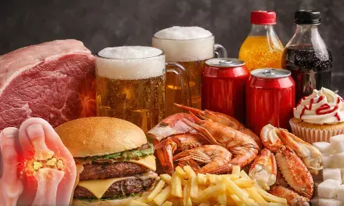 foods incrases uric acid in body