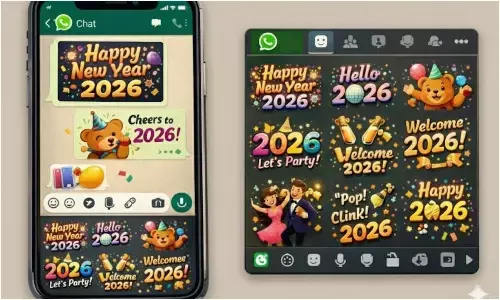 Whatsaap New Year 2026 Sticker Feature