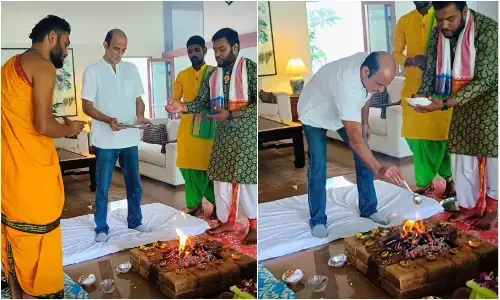 धुरंधर की सफलता के बीच अक्षय खन्ना ने अलीबाग स्थित घर में रखी वास्तु शांति पूजा, वीडियो हुआ वायरल