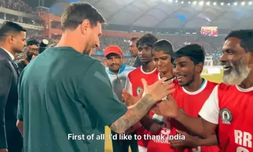 Lionel Messi India Tour Video