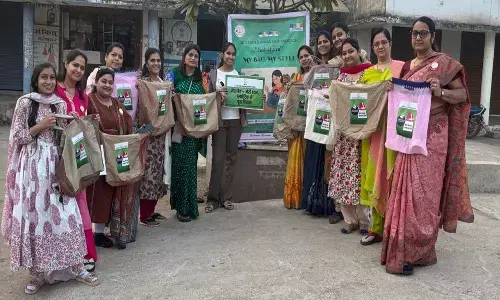 एसपी अंकिता शर्मा सहित सामाज की महिलाओं ने कपड़े की थैली को दिया बढ़ावा