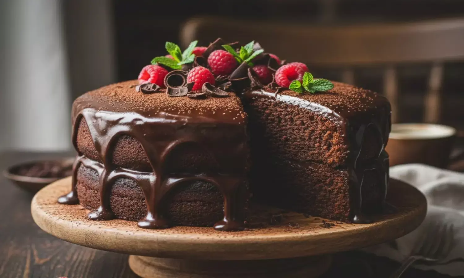 how to make eggless chocolate cake