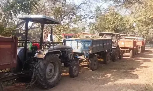 अवैध रेत परिवहन पर बड़ी कार्रवाई