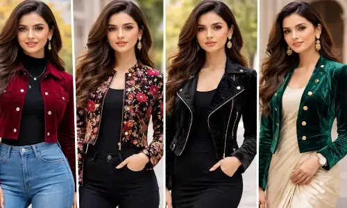 विंटर सीजन में पहनें वेलवेट जैकेट विंटर सीजन में पहनें वेलवेट जैकेट