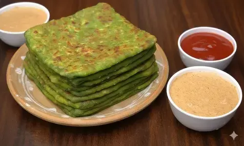 how to make palak paratha