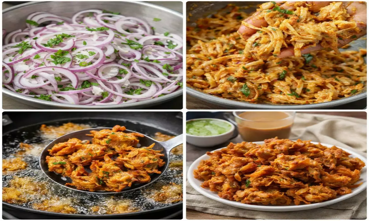 how to make onion pakora