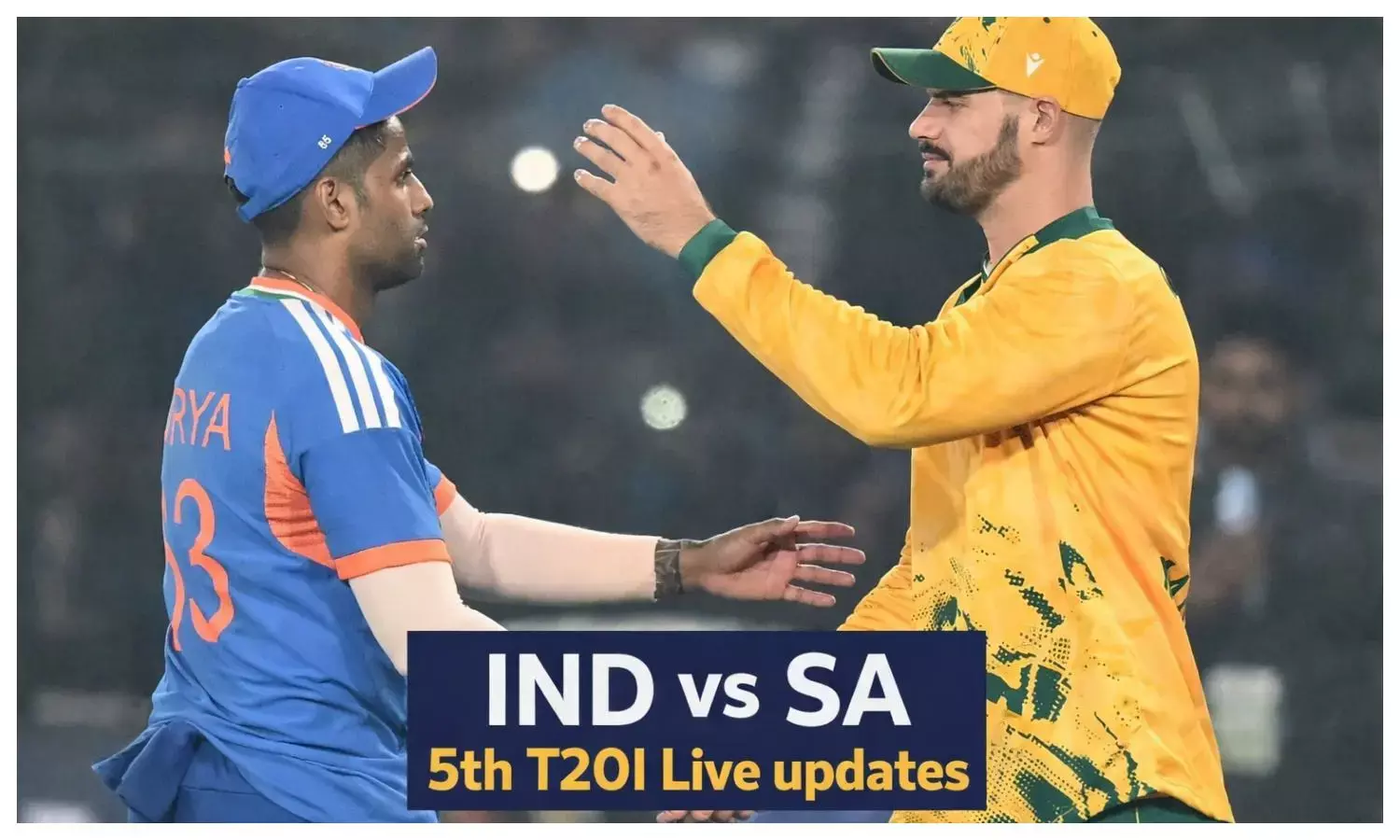India vs South Africa 5th T20I Live score