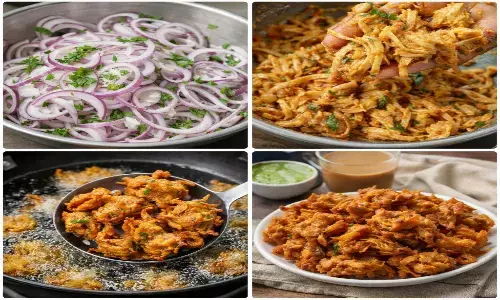 how to make onion pakora