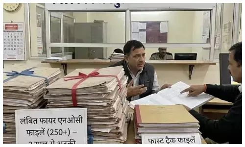 फायर शाखा की फाइलों में दबी जनता की सुरक्षा, 250 से ज्यादा फायर NOC की फाइलें लंबित