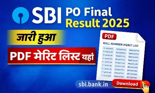SBI PO Final Result 2025