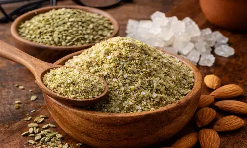 Fennel mishri almond powder benefits for eyes