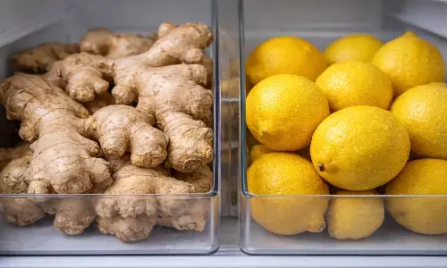 ginger and lemon storage tips