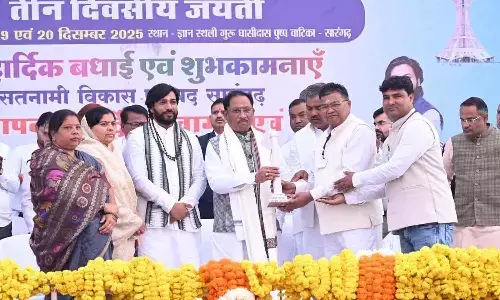 गुरु घासीदास रजत जयंती में शामिल हुए CM साय : बोले- मनखे-मनखे एक समान का विचार विकसित छत्तीसगढ़ की मजबूत आधारशिला