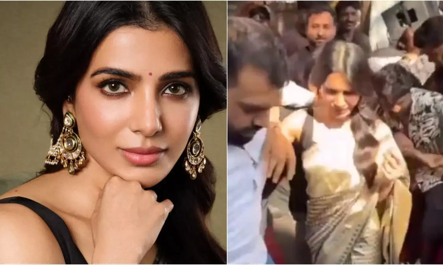 निधि अग्रवाल के बाद सामंथा रुथ प्रभु भी इवेंट में भीड़ का शिकार, वीडियो वायरल