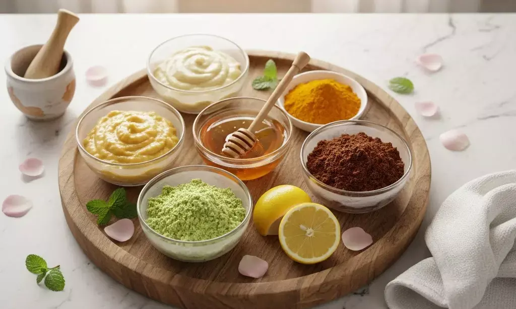 Homemade facial for glowing skin