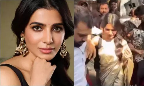 निधि अग्रवाल के बाद सामंथा रुथ प्रभु भी इवेंट में भीड़ का शिकार, वीडियो वायरल