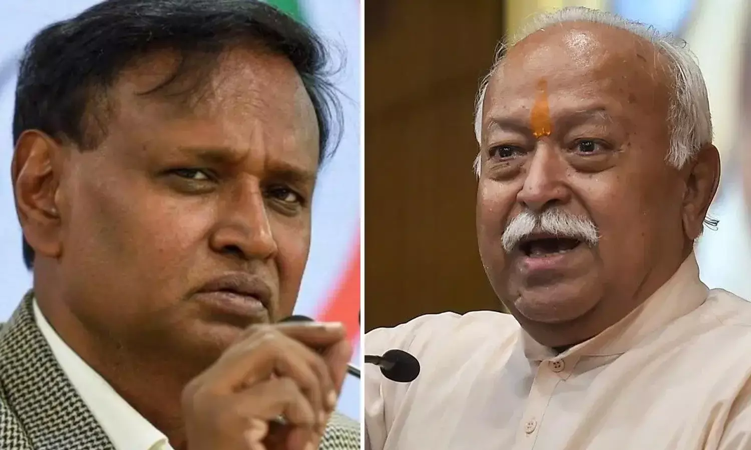 Mohan Bhagwat and Udit Raj Mohan Bhagwat and Udit Raj