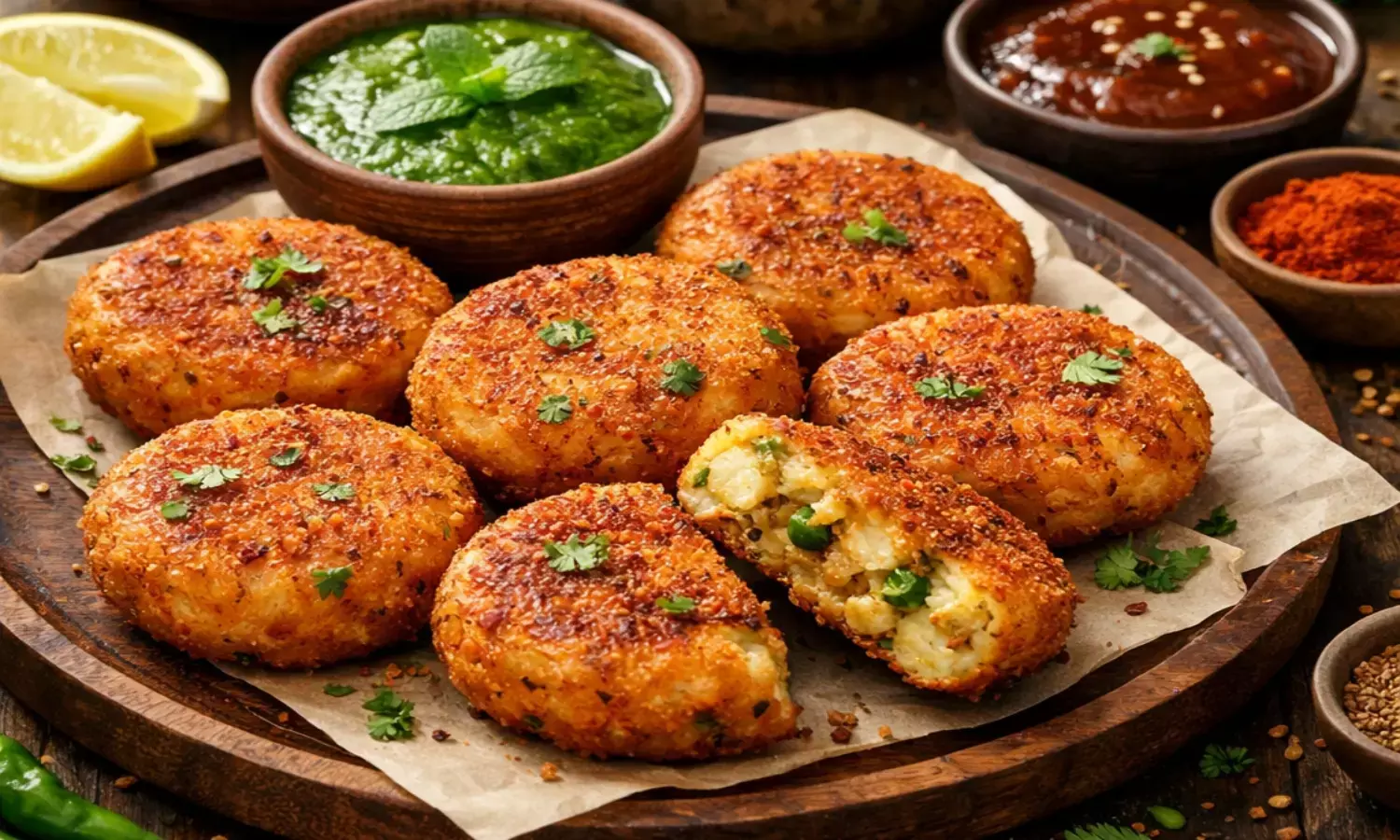 how to make masala Aloo tikki recipe at home